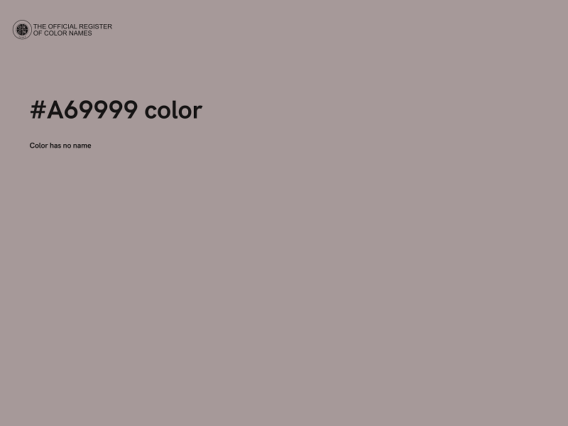 #A69999 color image