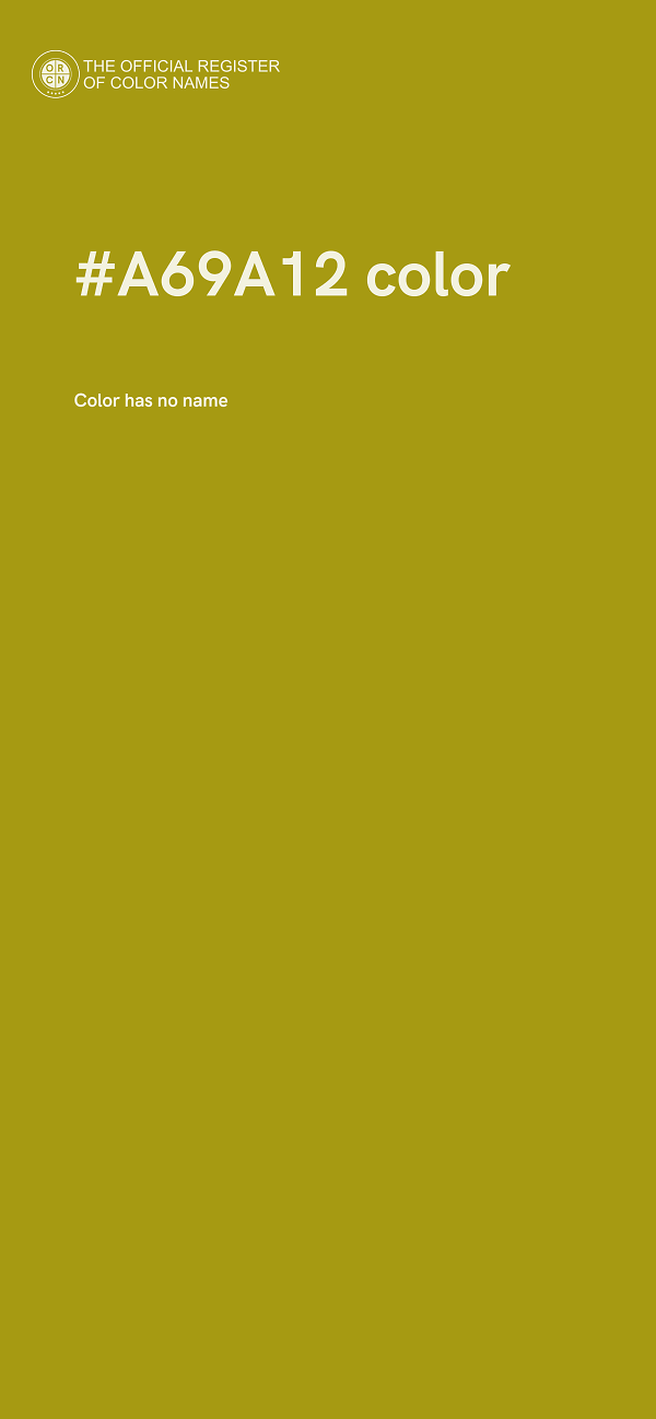#A69A12 color image