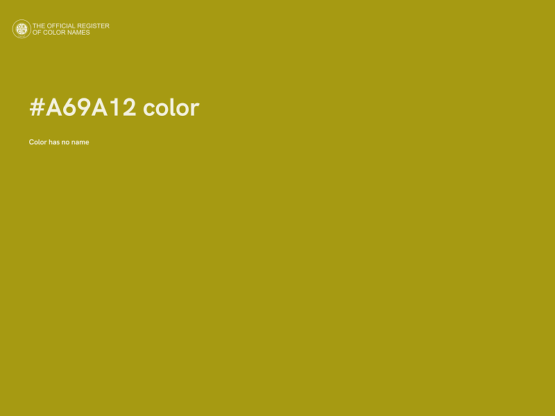 #A69A12 color image