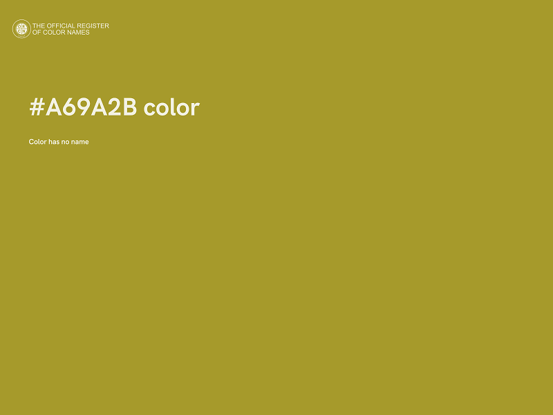 #A69A2B color image