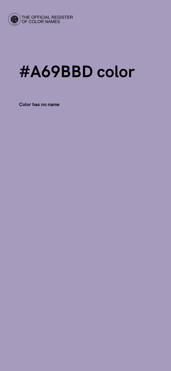 #A69BBD color image