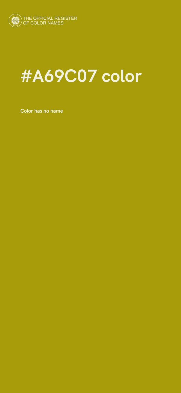 #A69C07 color image