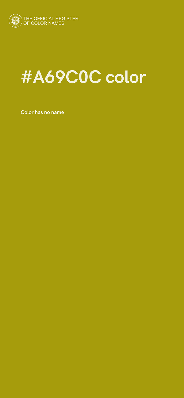 #A69C0C color image