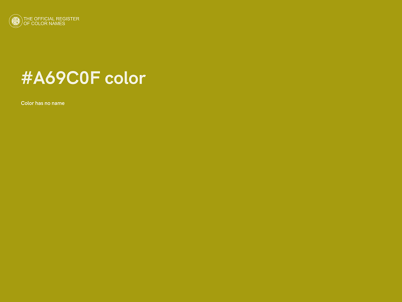 #A69C0F color image