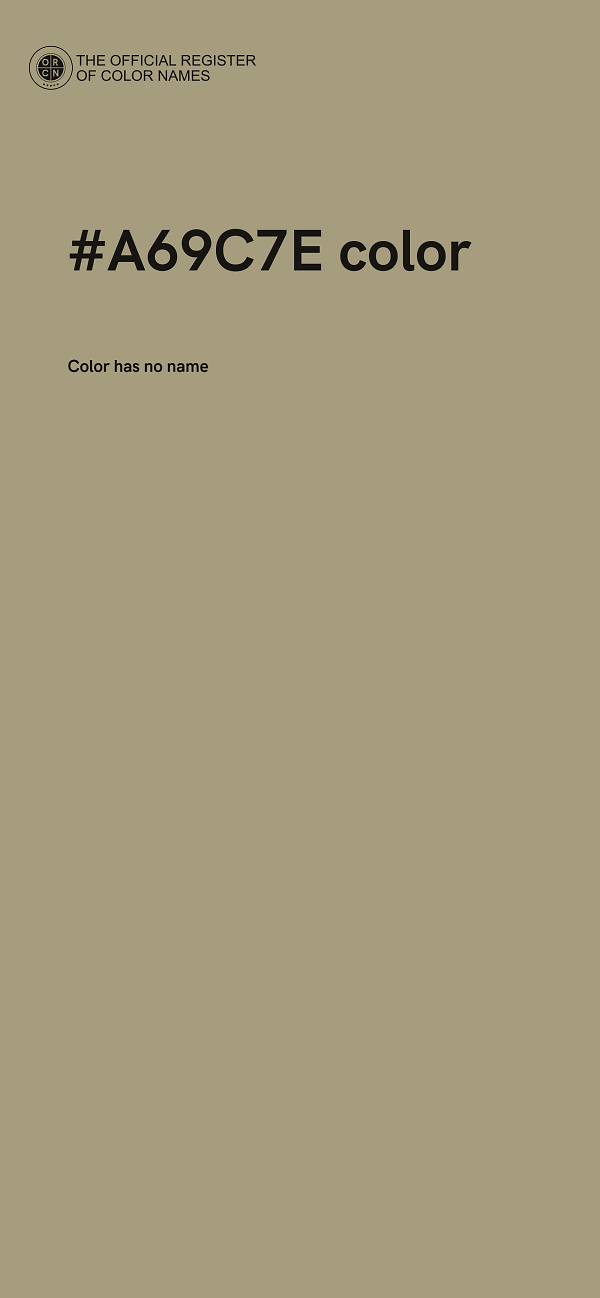 #A69C7E color image