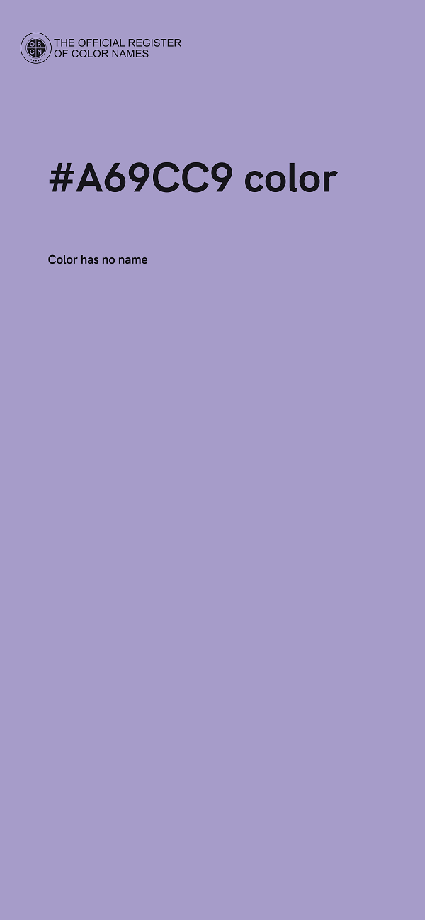 #A69CC9 color image