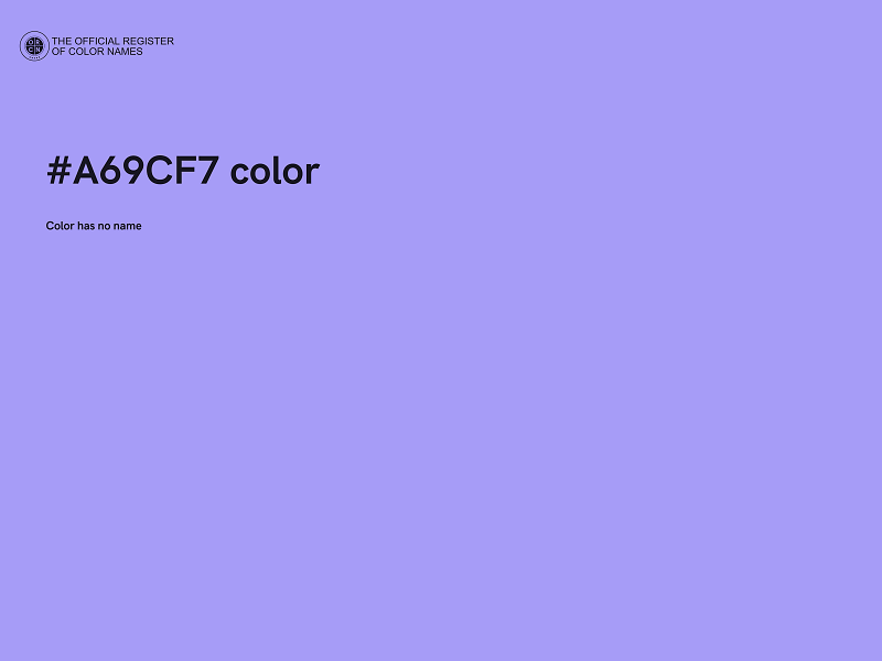 #A69CF7 color image