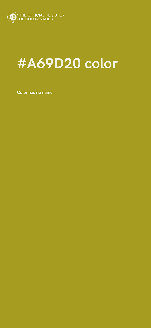 #A69D20 color image