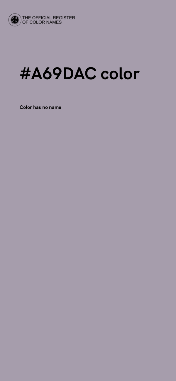 #A69DAC color image