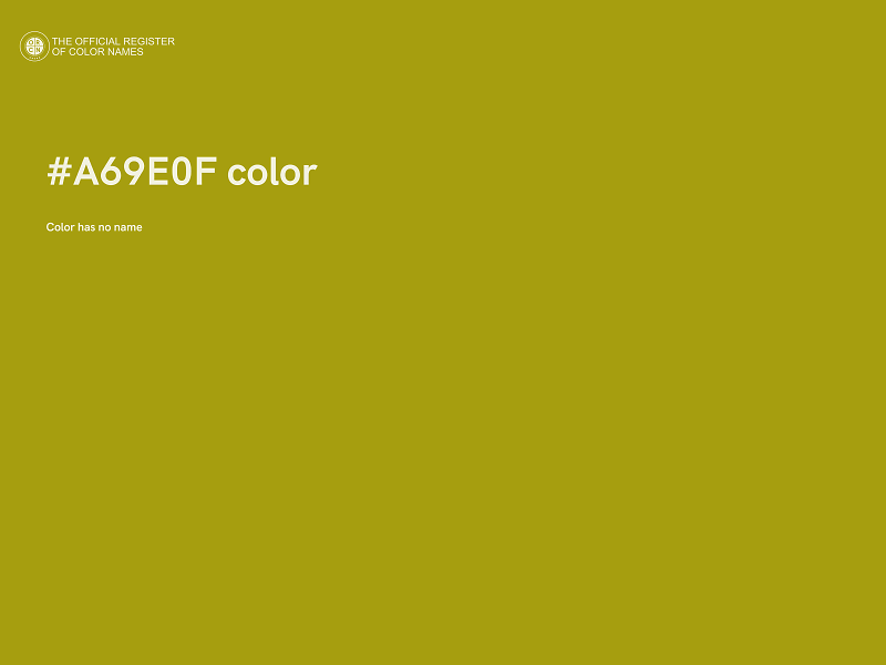 #A69E0F color image