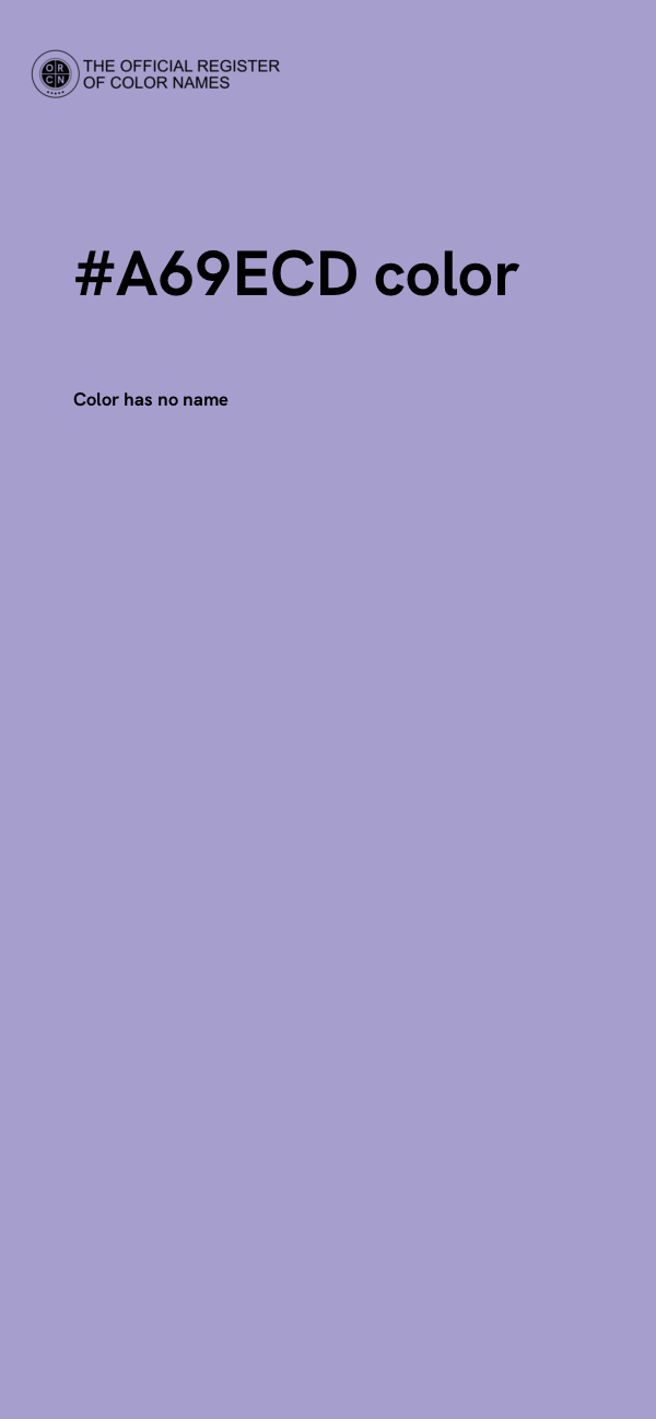 #A69ECD color image