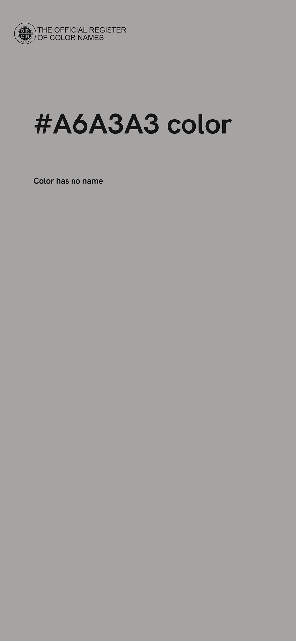 #A6A3A3 color image