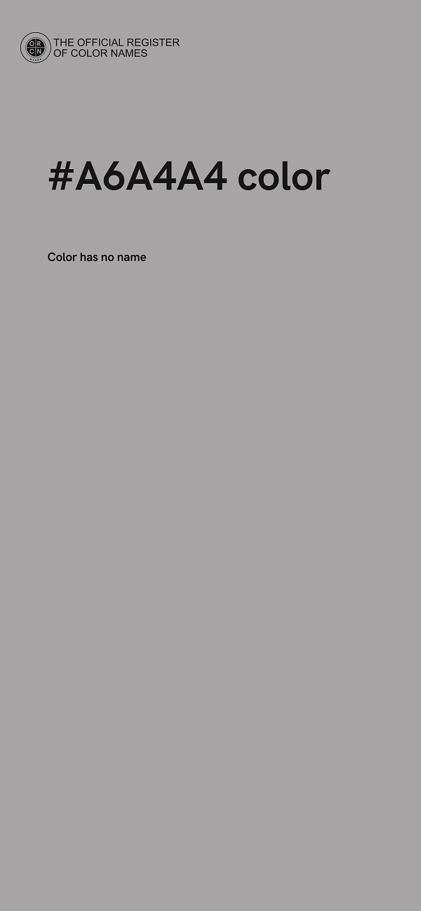 #A6A4A4 color image