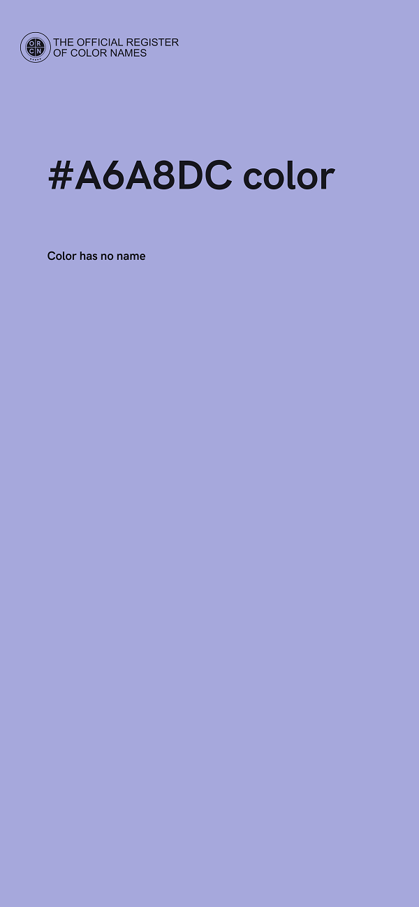 #A6A8DC color image