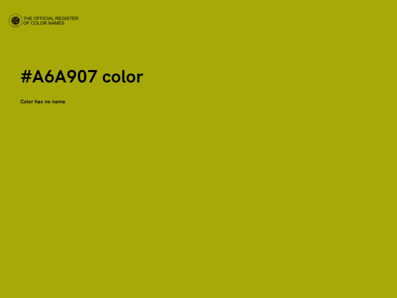 #A6A907 color image