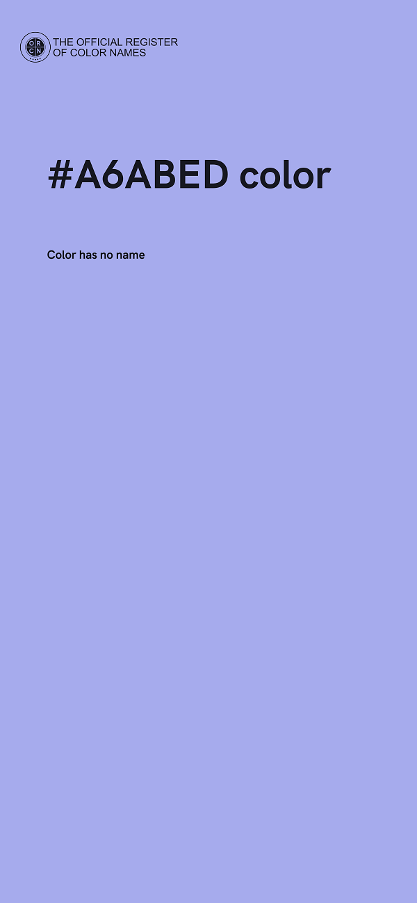 #A6ABED color image