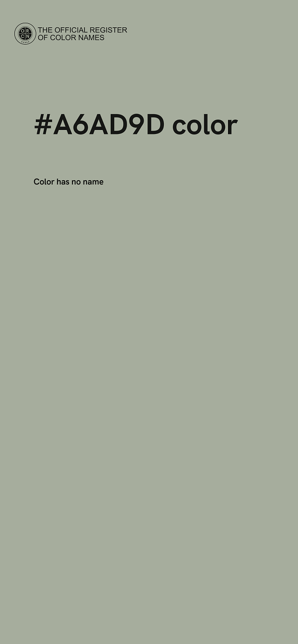 #A6AD9D color image