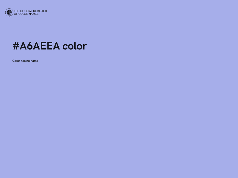 #A6AEEA color image