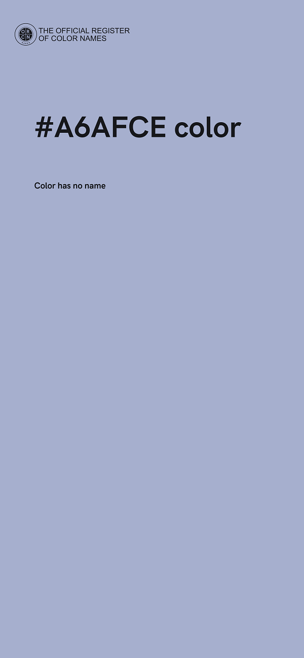 #A6AFCE color image