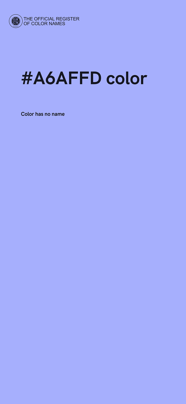 #A6AFFD color image