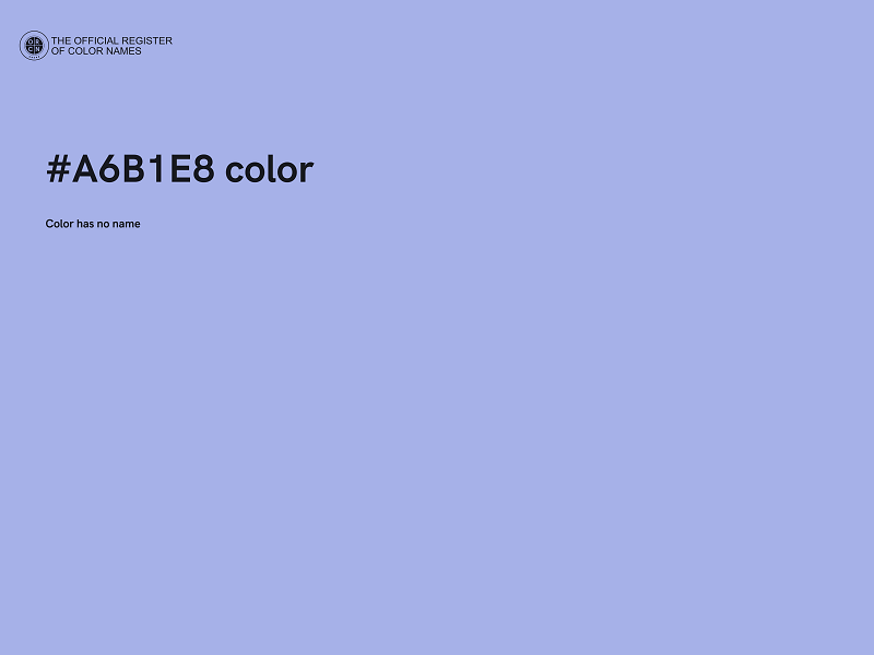 #A6B1E8 color image