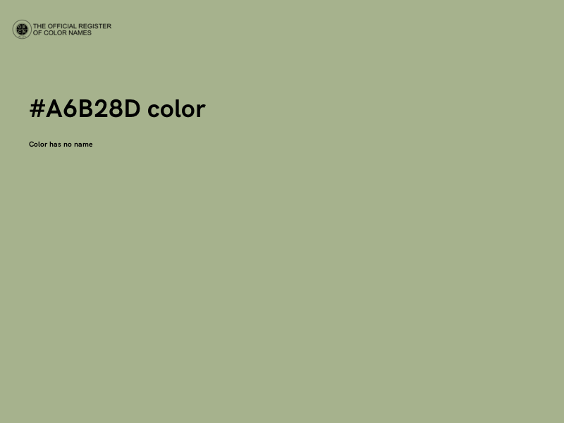 #A6B28D color image