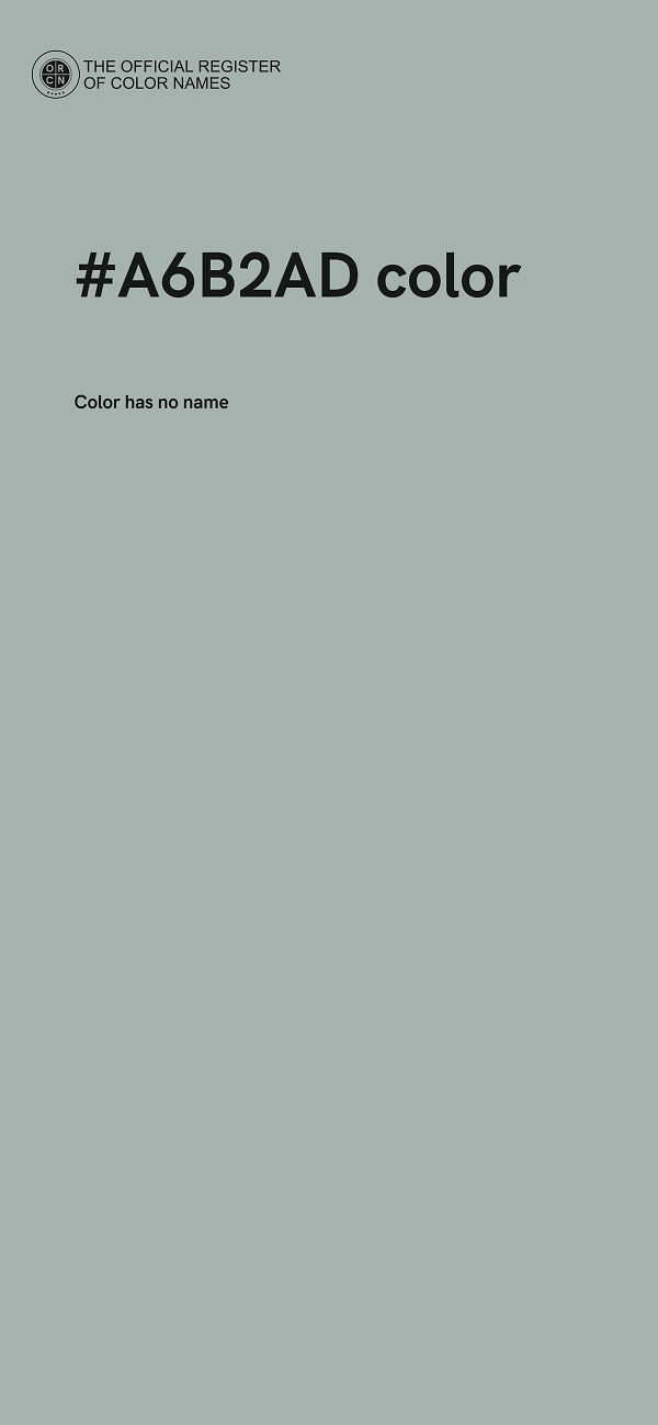 #A6B2AD color image