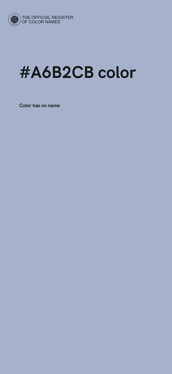 #A6B2CB color image