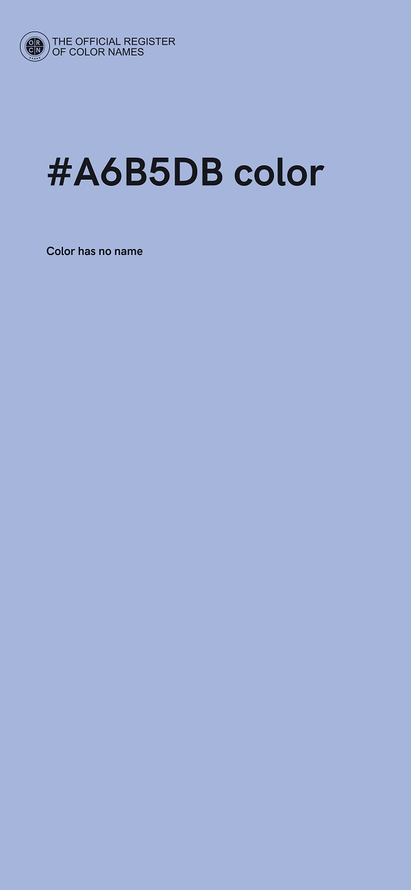 #A6B5DB color image