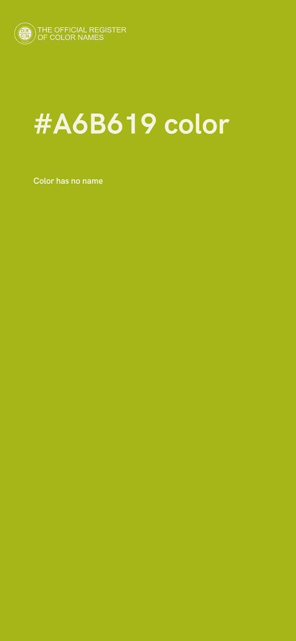 #A6B619 color image