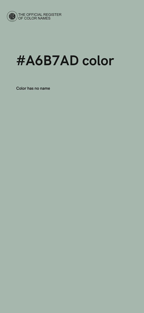 #A6B7AD color image