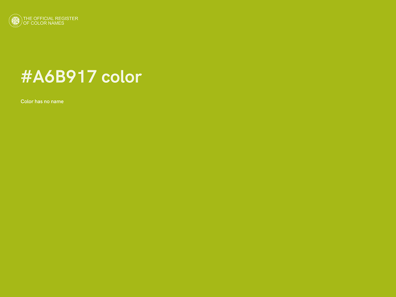 #A6B917 color image