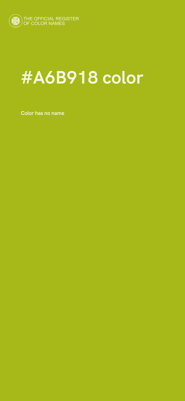 #A6B918 color image