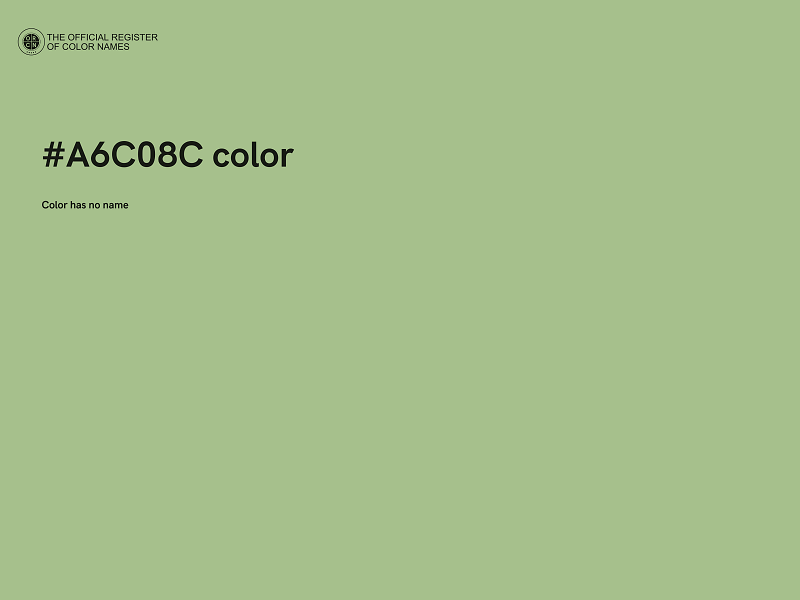 #A6C08C color image