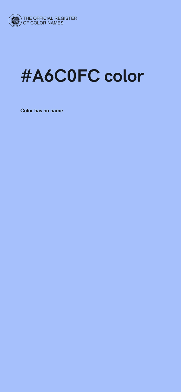 #A6C0FC color image