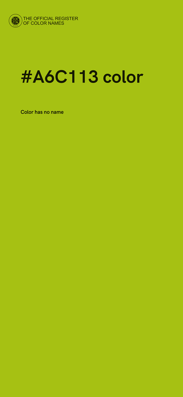 #A6C113 color image
