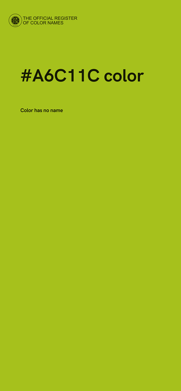 #A6C11C color image