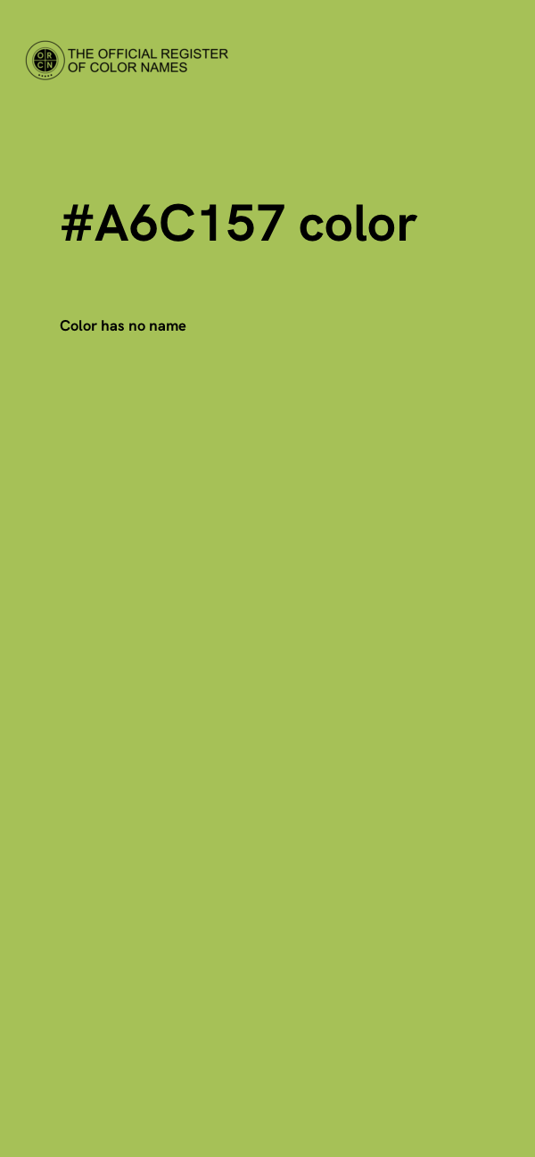 #A6C157 color image