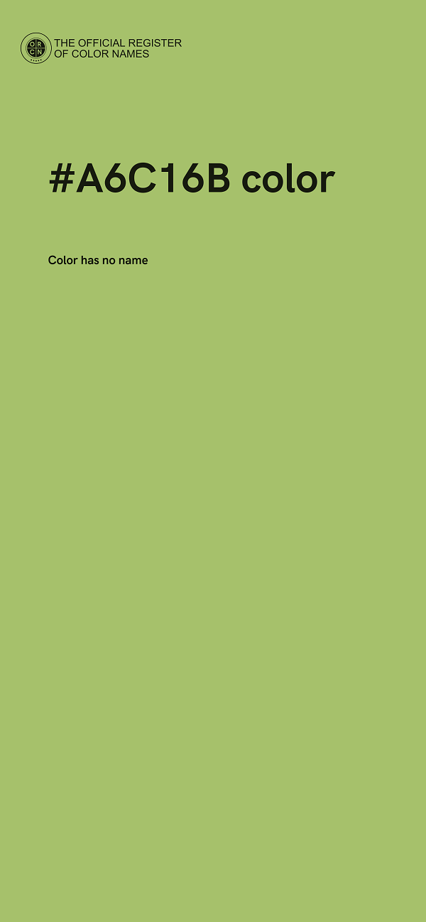 #A6C16B color image