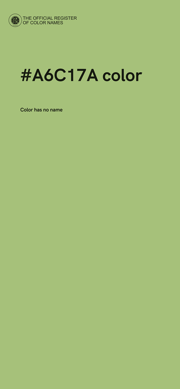 #A6C17A color image
