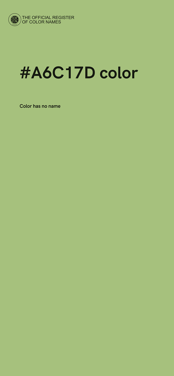 #A6C17D color image