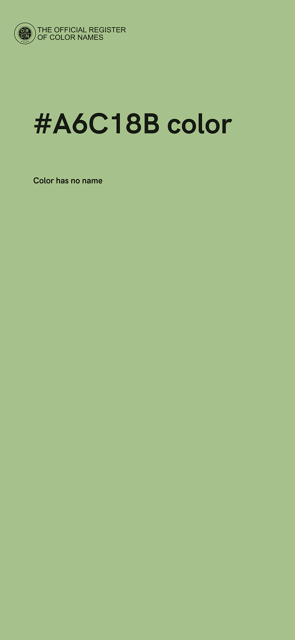 #A6C18B color image