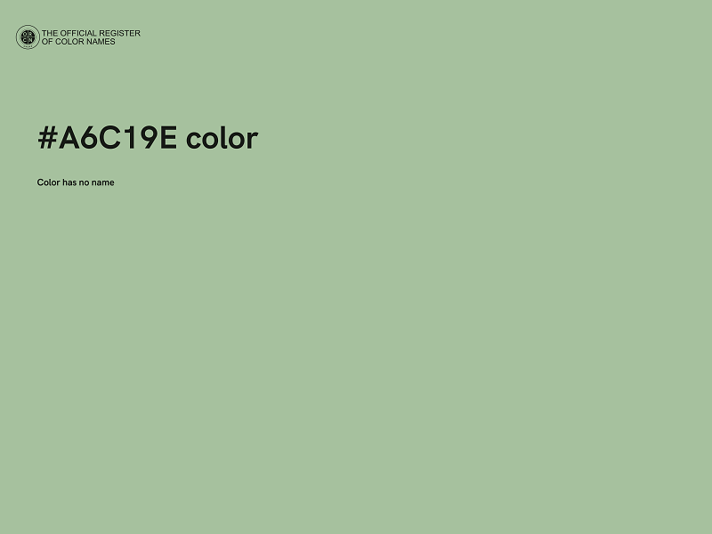 #A6C19E color image