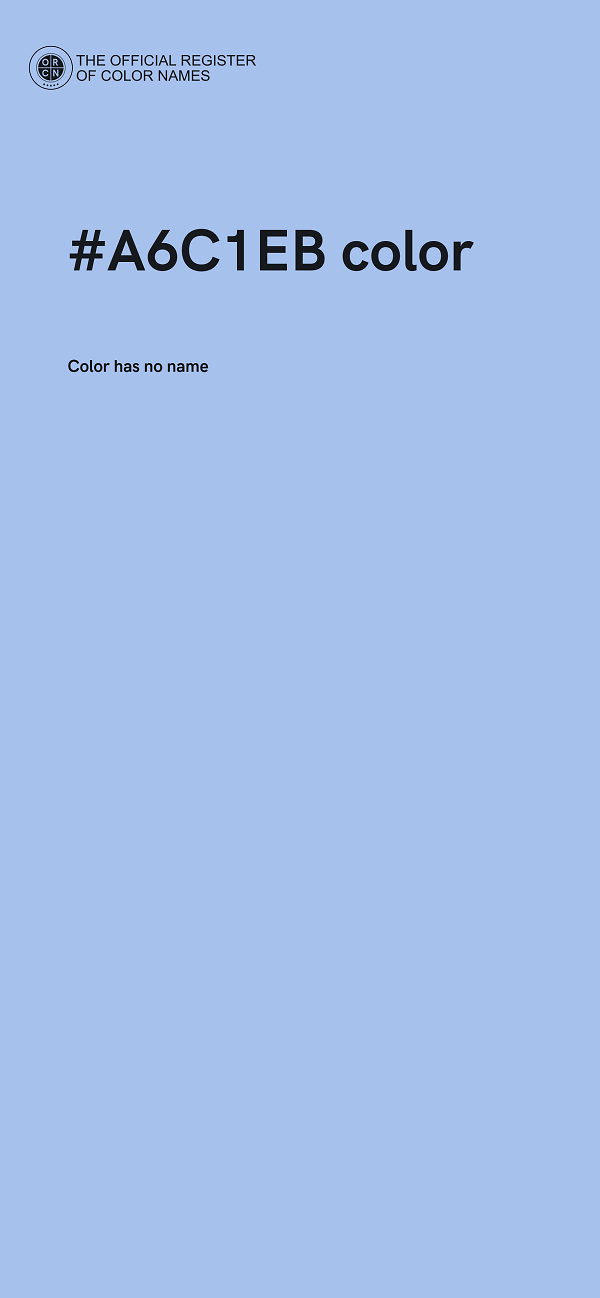 #A6C1EB color image