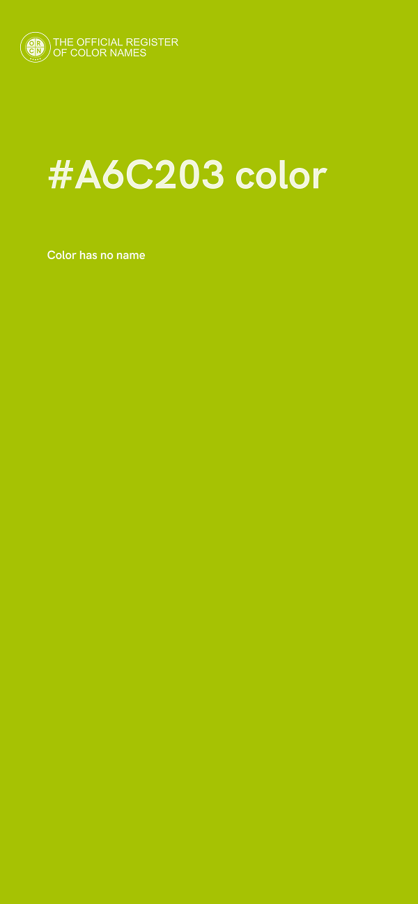 #A6C203 color image