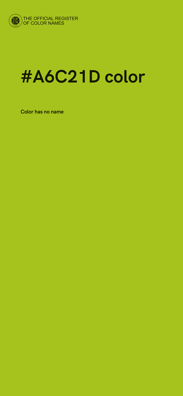 #A6C21D color image