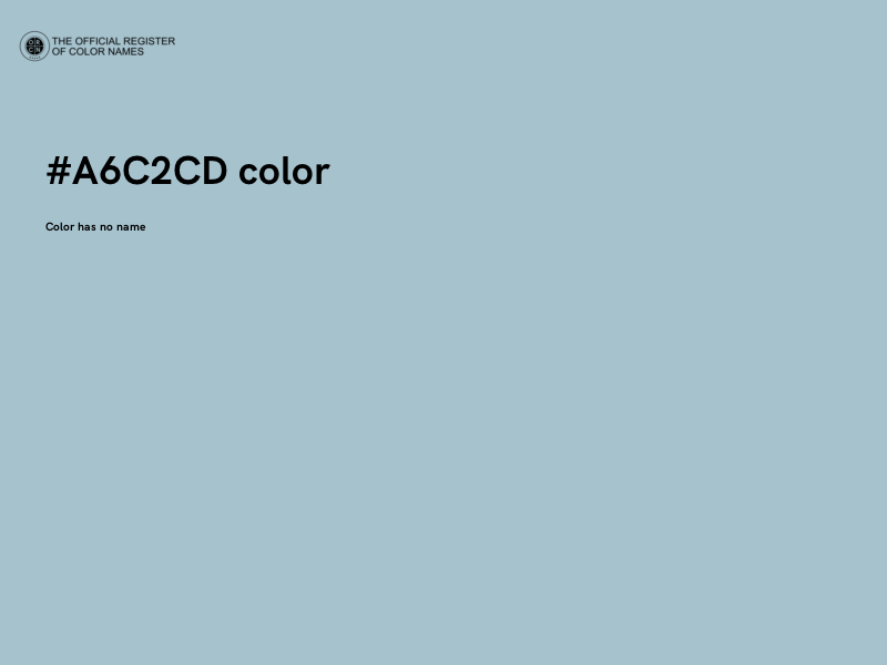 #A6C2CD color image