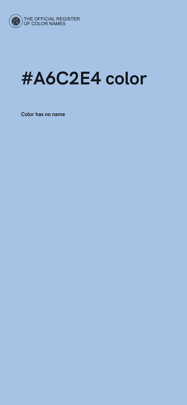 #A6C2E4 color image