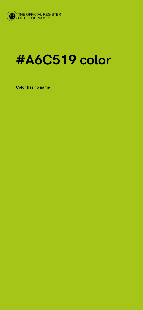 #A6C519 color image