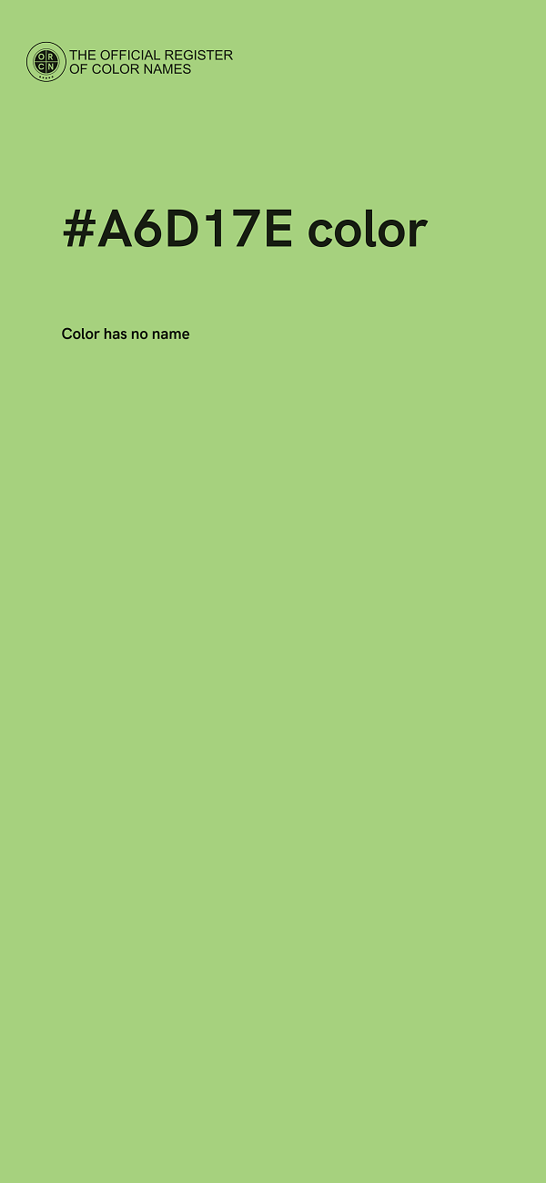 #A6D17E color image